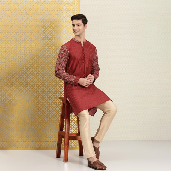 https://zestystyles.in/products/men-red-gold-toned-ethnic-motifs-printed-thread-work-kurta