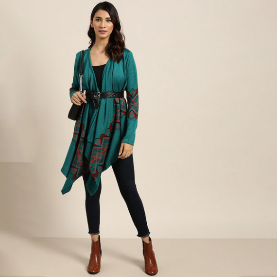 https://zestystyles.in/products/women-teal-green-black-geometric-patterned-longline-waterfall-shrug