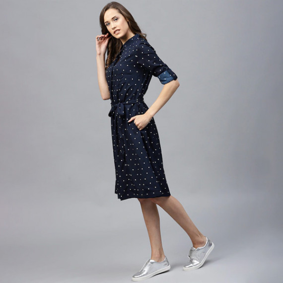https://zestystyles.in/products/navy-blue-polka-dots-printed-shirt-dress
