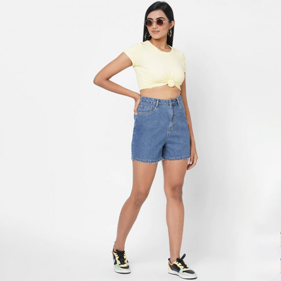 https://zestystyles.in/products/women-blue-slim-fit-high-rise-denim-shorts