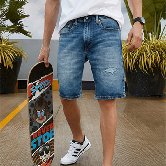 https://zestystyles.in/products/men-blue-washed-distressed-denim-shorts