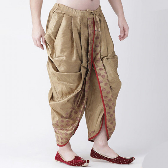 https://zestystyles.in/products/men-beige-red-printed-dupion-silk-dhoti-pants