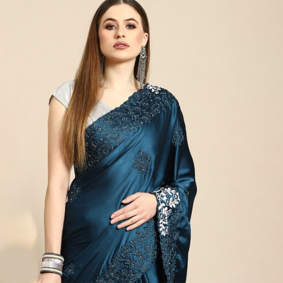 https://zestystyles.in/products/blue-floral-embroidered-satin-saree
